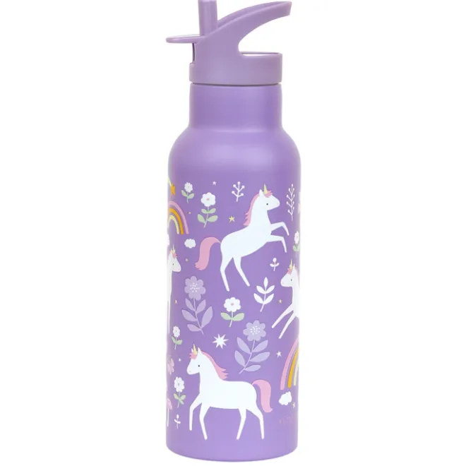New A Little Lovely Company Alex Water Bottle XL unicorn dreams