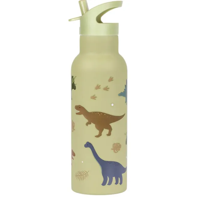Sale A Little Lovely Company Alex Water Bottle XL dinosaurs