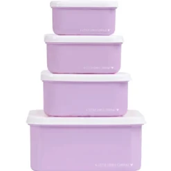 Sale A Little Lovely Company Charlie Lunch & Snack Box flower garden
