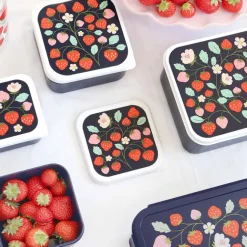 Best A Little Lovely Company Charlie Lunch & Snack Box strawberries