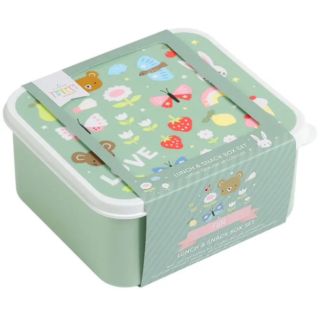 Best A Little Lovely Company Charlie Lunch & Snack Box joy
