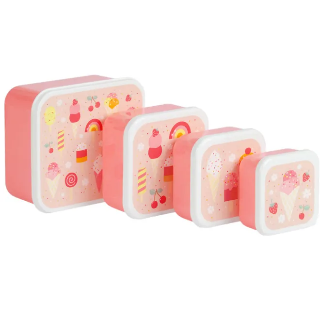 Sale A Little Lovely Company Charlie Lunch & Snack Box ice-cream