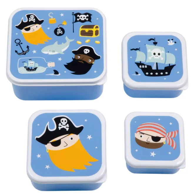 Discount A Little Lovely Company Charlie Lunch & Snack Box box pirates