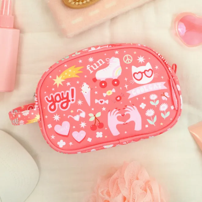 New A Little Lovely Company Jules Toiletry Bag fun