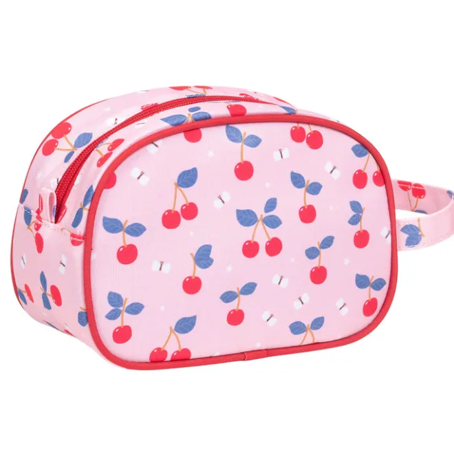 Clearance A Little Lovely Company Jules Toiletry Bag cherries