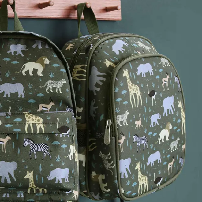 New A Little Lovely Company Noa Backpack savanna