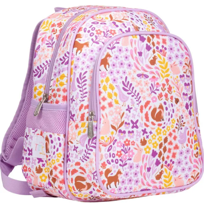 New A Little Lovely Company Noa Backpack flower garden