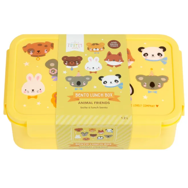 Hot A Little Lovely Company Robin Bento Lunchbox animal friends