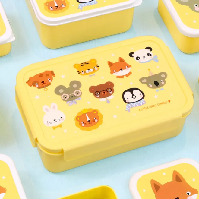 Hot A Little Lovely Company Robin Bento Lunchbox animal friends