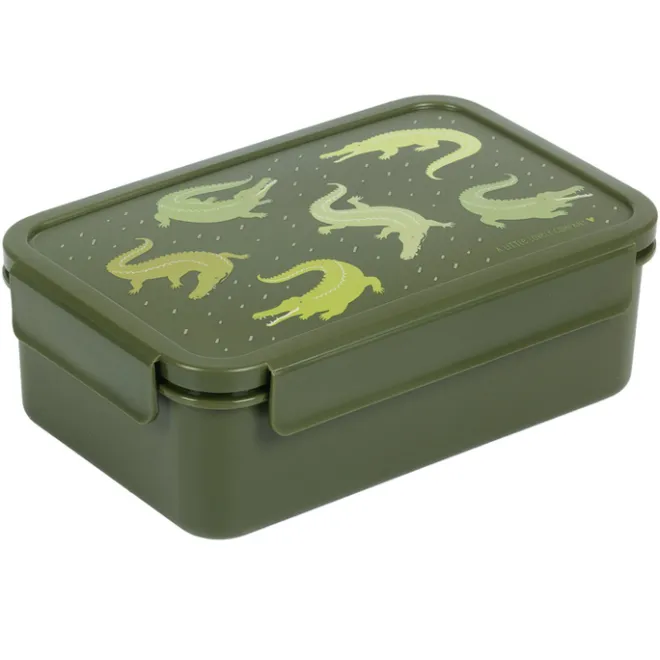 Clearance A Little Lovely Company Robin Bento Lunchbox crocodiles