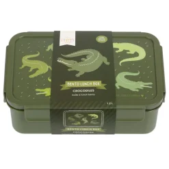 Clearance A Little Lovely Company Robin Bento Lunchbox crocodiles