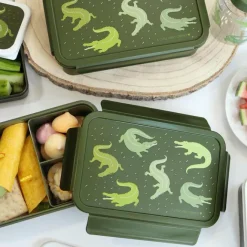 Clearance A Little Lovely Company Robin Bento Lunchbox crocodiles