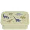 New A Little Lovely Company Robin Bento Lunchbox dinosaurs