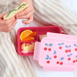 Online A Little Lovely Company Robin Bento Lunchbox cherries