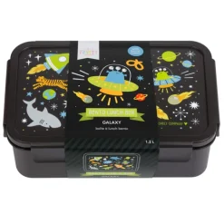 New A Little Lovely Company Robin Bento Lunchbox galaxy