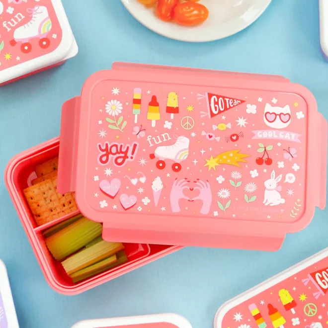Discount A Little Lovely Company Robin Bento Lunchbox fun