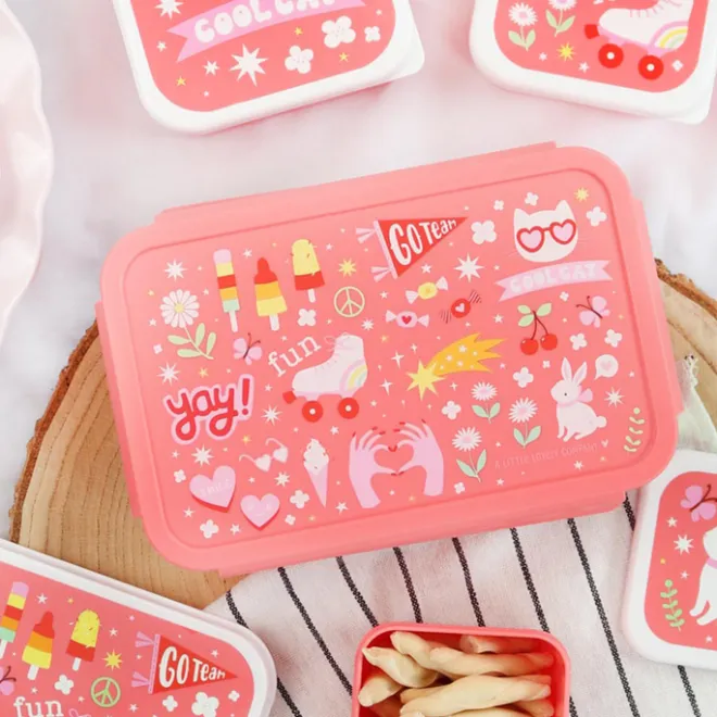 Discount A Little Lovely Company Robin Bento Lunchbox fun