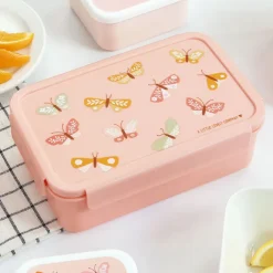 Best A Little Lovely Company Robin Bento Lunchbox butterflies
