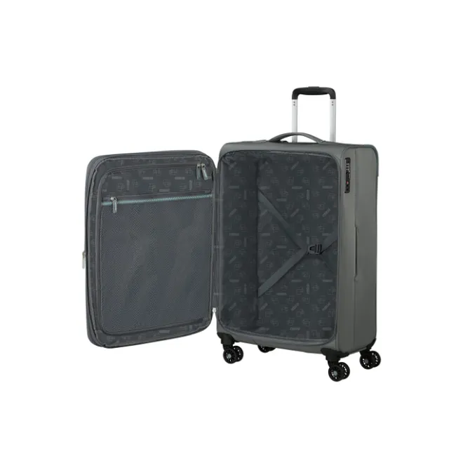 Online American Tourister Aerospin Spinner M Exp stone basalt