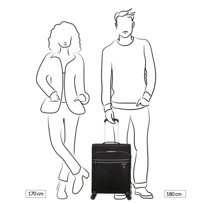 American Tourister Aerospin Spinner S Exp stone basalt