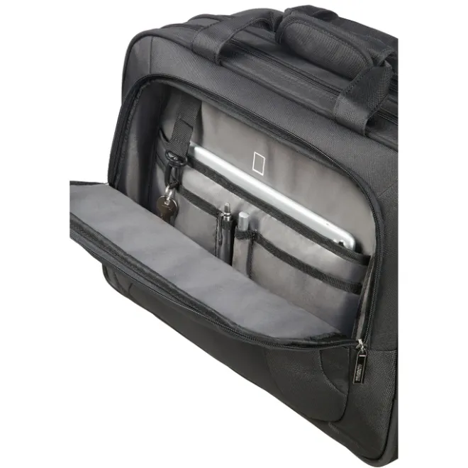 Outlet American Tourister At Work Rolling Tote 15.6" black/orange