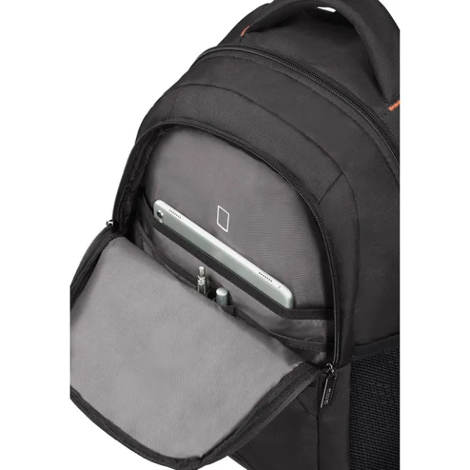 New American Tourister At Work Laptop Backpack 15.6" black/orange