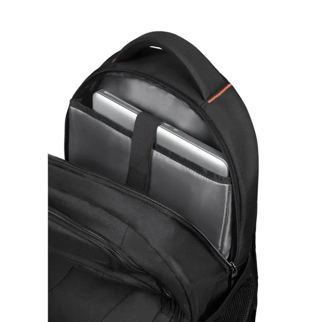 New American Tourister At Work Laptop Backpack 15.6" black/orange