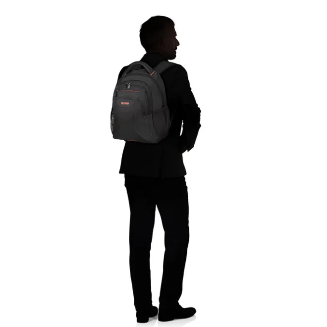 Hot American Tourister At Work Laptop Backpack 13.3"-14.1" black/orange