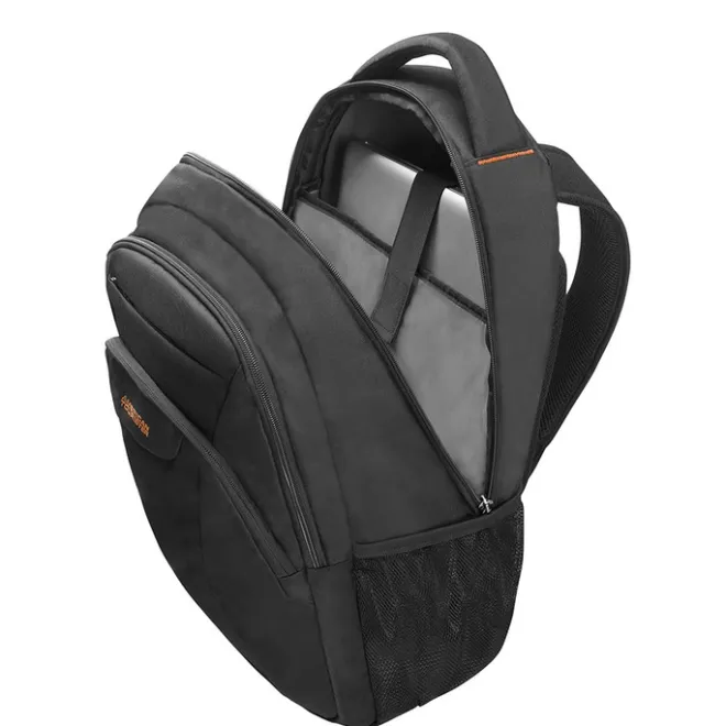Hot American Tourister At Work Laptop Backpack 13.3"-14.1" black/orange