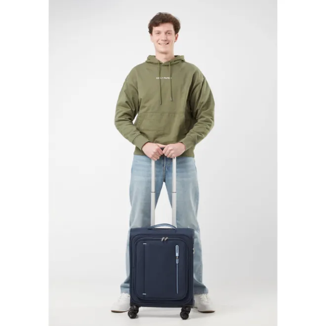 American Tourister Cloudrider Spinner S Expandable TSA sky navy