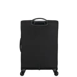 Sale American Tourister Cloudrider  Spinner M Expandable TSA jet black