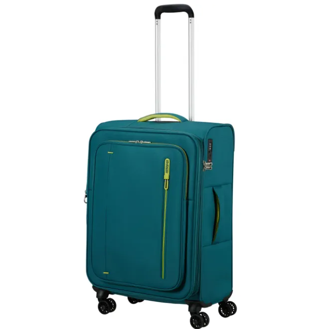 Online American Tourister Cloudrider Spinner M Expandable TSA misty teal
