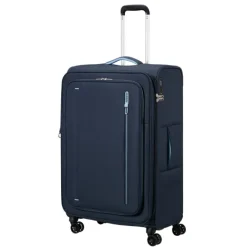 Sale American Tourister Cloudrider  Spinner L Expandable TSA sky navy