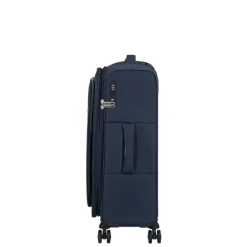 New American Tourister Cloudrider Spinner M Expandable TSA sky navy