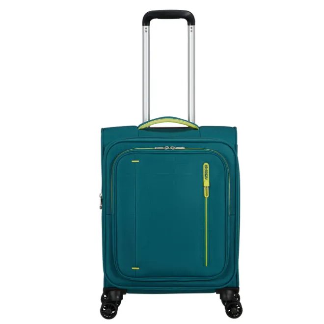 Best American Tourister Cloudrider Spinner S Expandable TSA misty teal