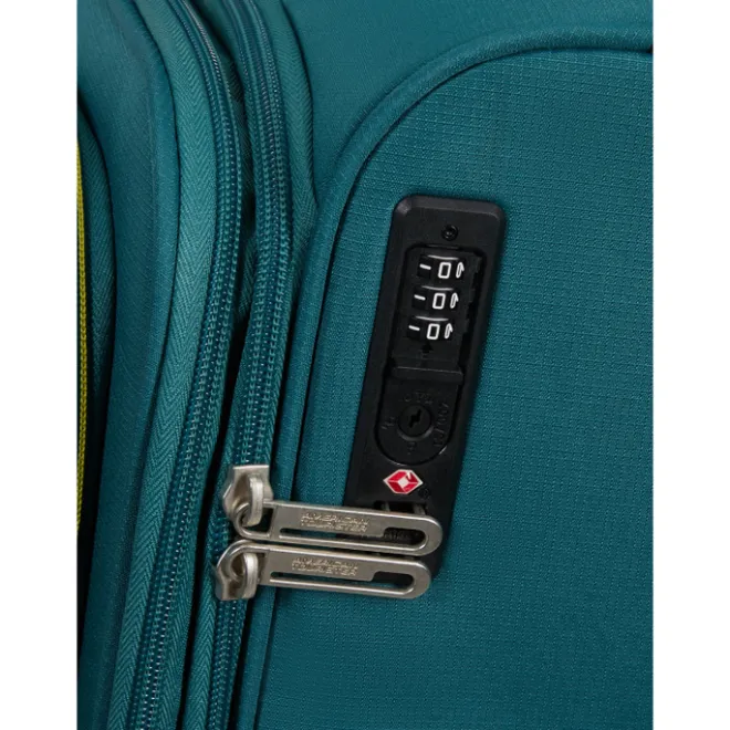 Best American Tourister Cloudrider Spinner S Expandable TSA misty teal