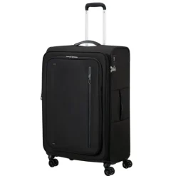 Best American Tourister Cloudrider Spinner L Expandable TSA jet black