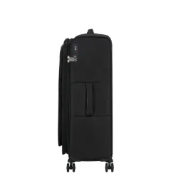 Best American Tourister Cloudrider Spinner L Expandable TSA jet black