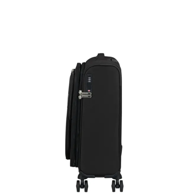 Best American Tourister Cloudrider Spinner S Expandable TSA jet black