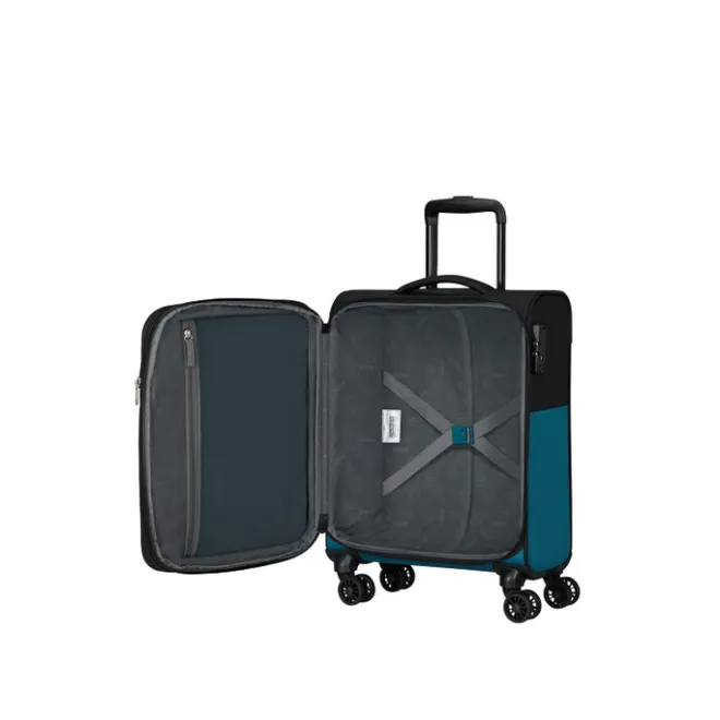 Online American Tourister Daring Dash Spinner S EXP black/blue