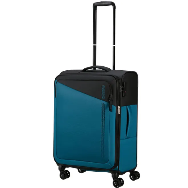 Clearance American Tourister Daring Dash Spinner M EXP black/blue