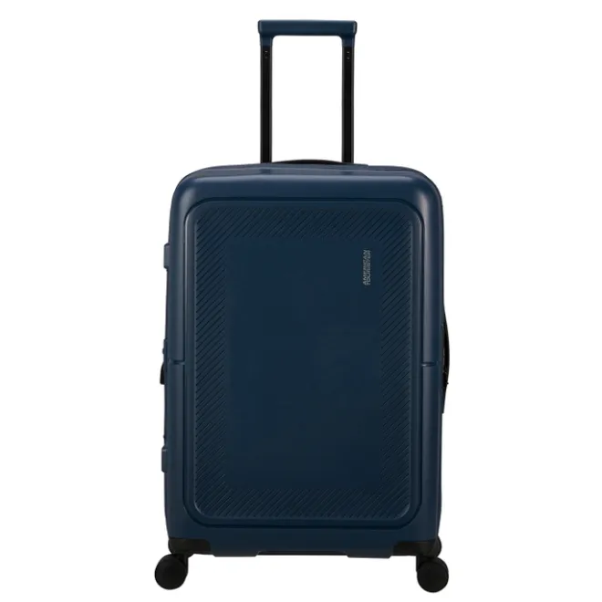 New American Tourister Dashpop Spinner 67 Exp midnight blue