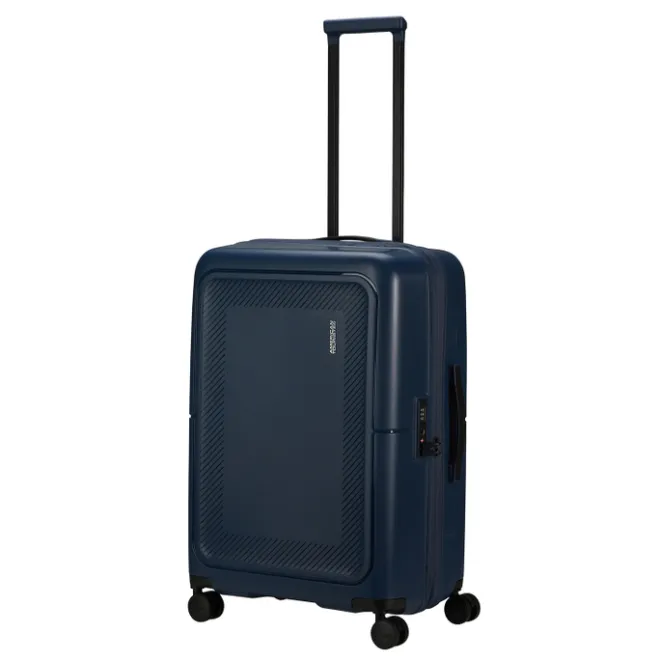 New American Tourister Dashpop Spinner 67 Exp midnight blue