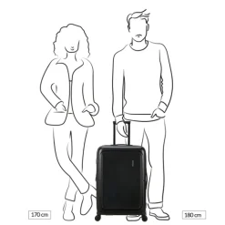 American Tourister Dashpop Spinner 67 Exp true black