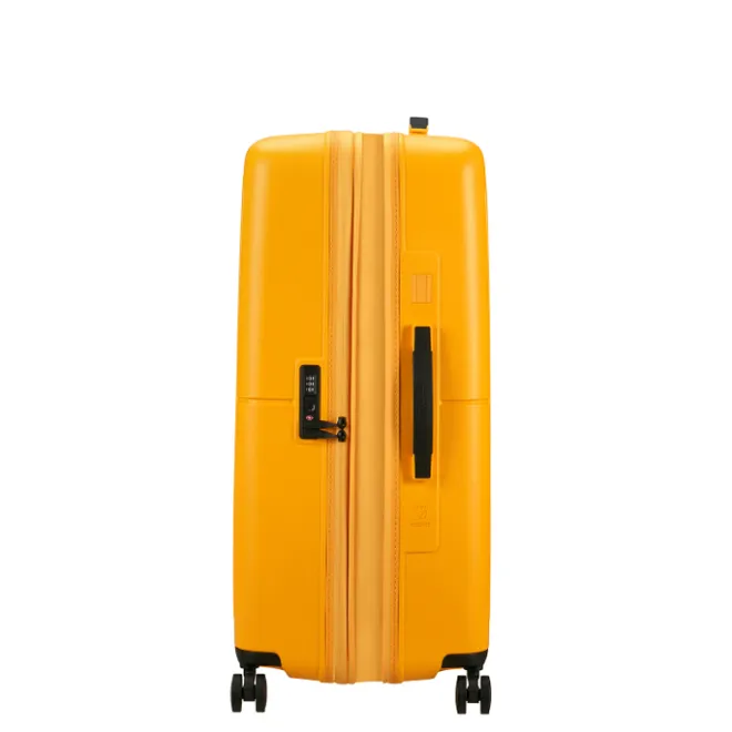Clearance American Tourister Dashpop Spinner 77 Exp golden yellow