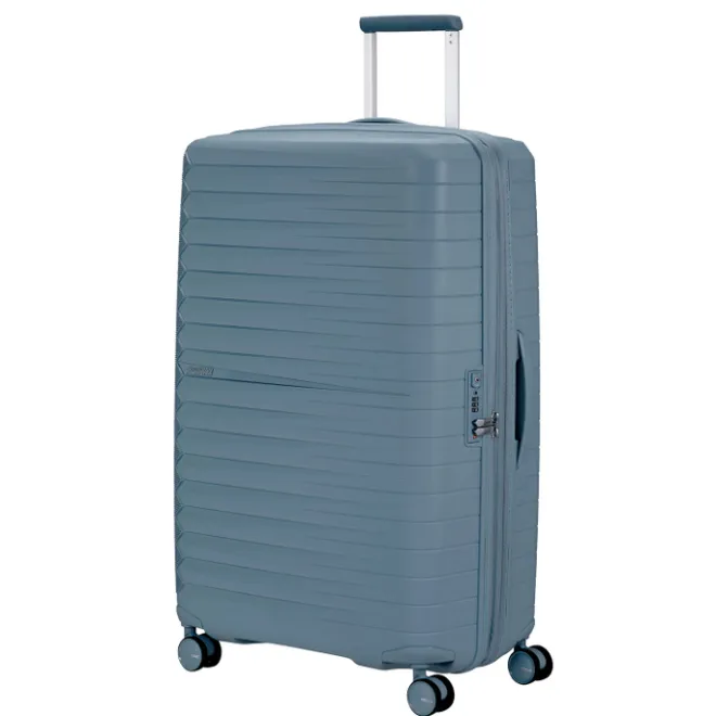 Clearance American Tourister FastForward Spinner 78/29 TSA Exp steel blue