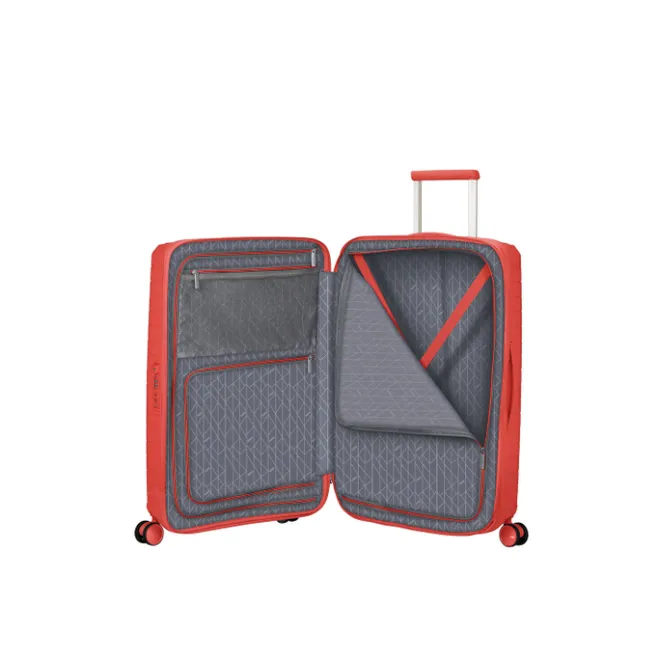 Hot American Tourister FastForward Spinner 68/25 TSA Exp sunset coral