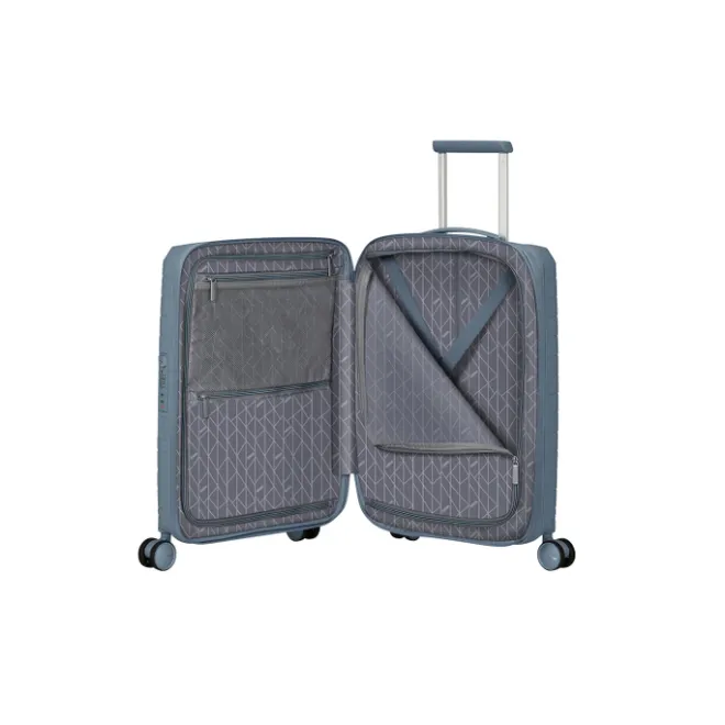 Clearance American Tourister FastForward Spinner 55/20 TSA Exp steel blue