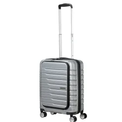 Discount American Tourister Flashline Spin. 55/20 Frontloader Cabin Trolley sky silver