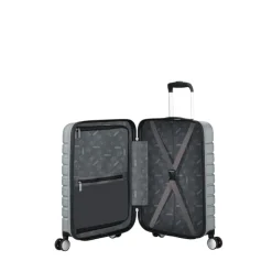 Discount American Tourister Flashline Spin. 55/20 Frontloader Cabin Trolley sky silver